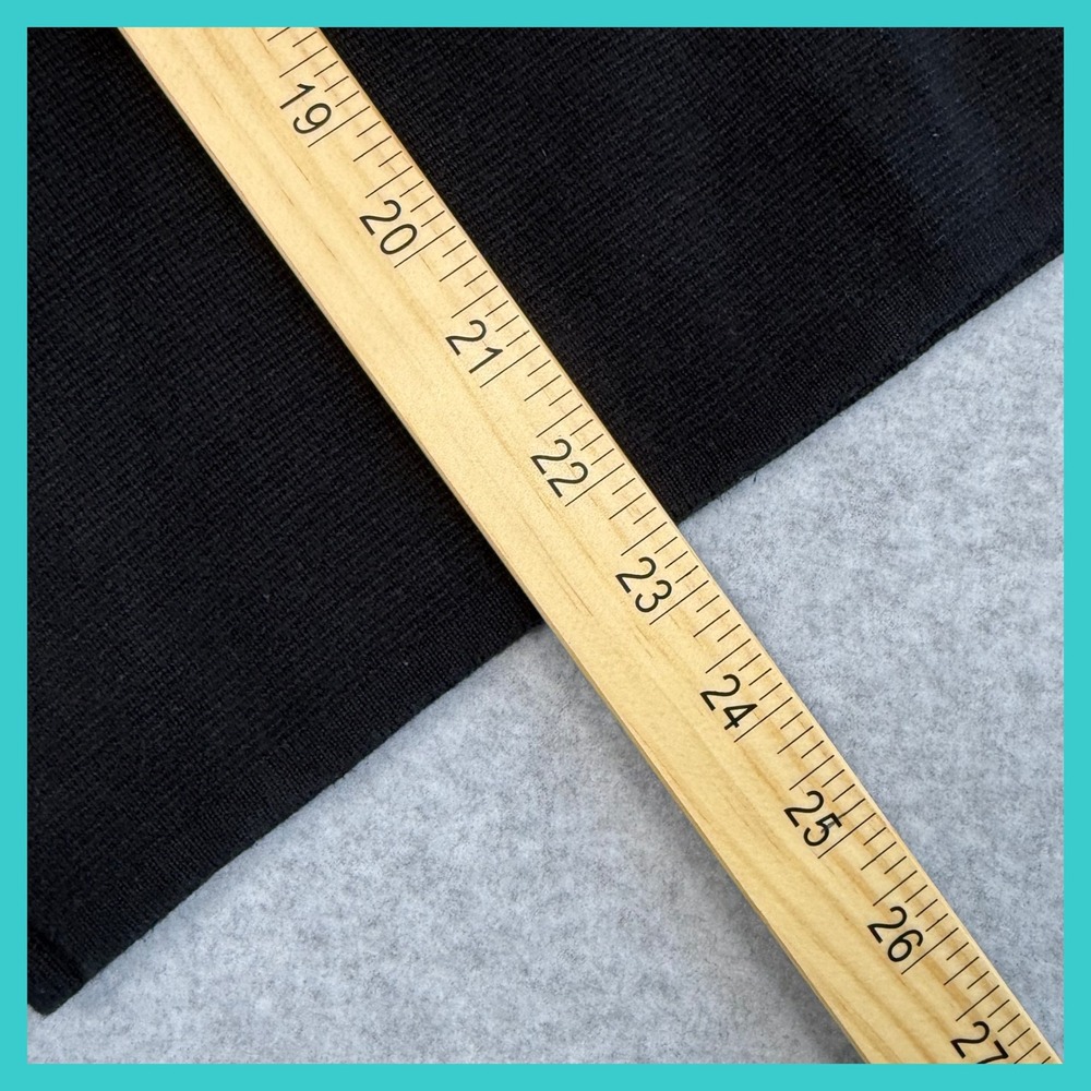 Armani Exchange Black Hoodie Sweater Ribbed Sleeve Womens Oversized Small - Picture 7 of 11